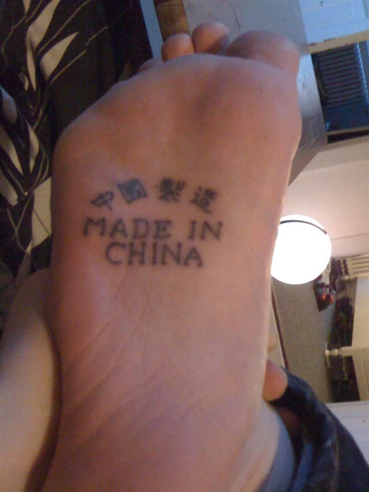 Made in China! MEANS MADE IN FU....ING CHINA